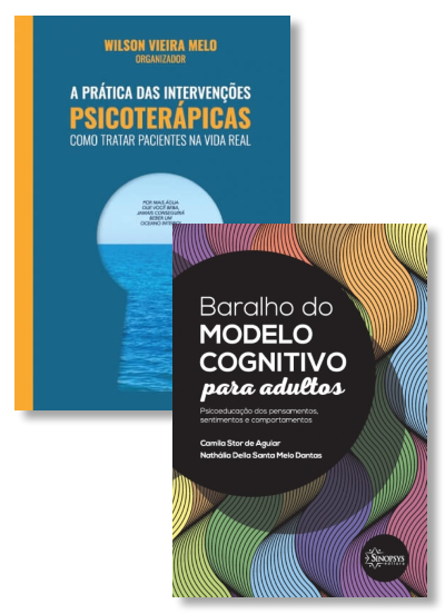Kit A prática das intervenções psicoterápicas + Baralho do modelo cognitivo