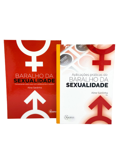 Kit Baralho da sexualidade + livro de aplicações