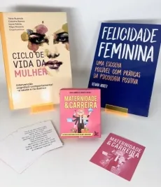 Kit Ciclo de Vida da Mulher + Caixinha Maternidade e Carreira + Felicidade Feminina