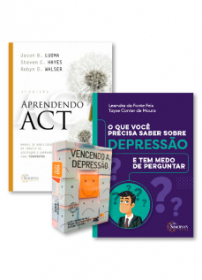 Kit O que você precisa saber sobre depressão e tem medo de perguntar + Aprendendo ACT + Vencendo a depressão