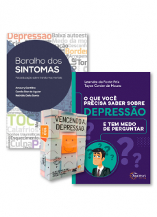 Kit O que você precisa saber sobre depressão e tem medo de perguntar + Baralho dos sintomas + Vencendo a depressão