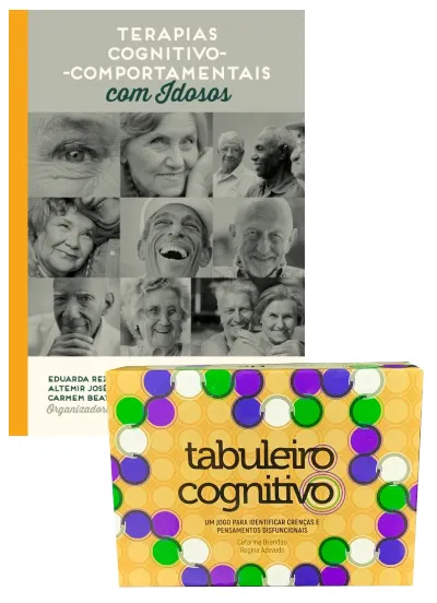 Kit Tabuleiro Cognitivo + TCC com Idosos